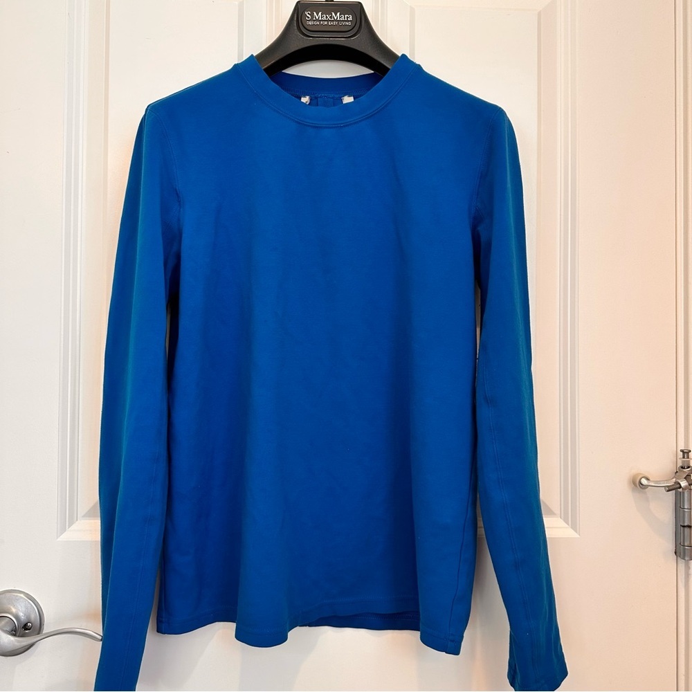 ‘ S Max Mara Label-cut Long Sleeves Top Stretchable Size: Small US4/6 Fall